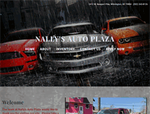 Tablet Screenshot of nallysautoplaza.com